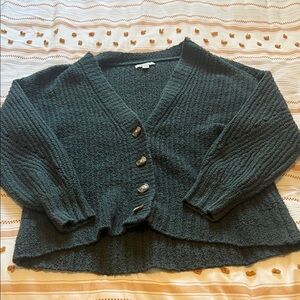 American Eagle Outfitters Forest Green Cardigan